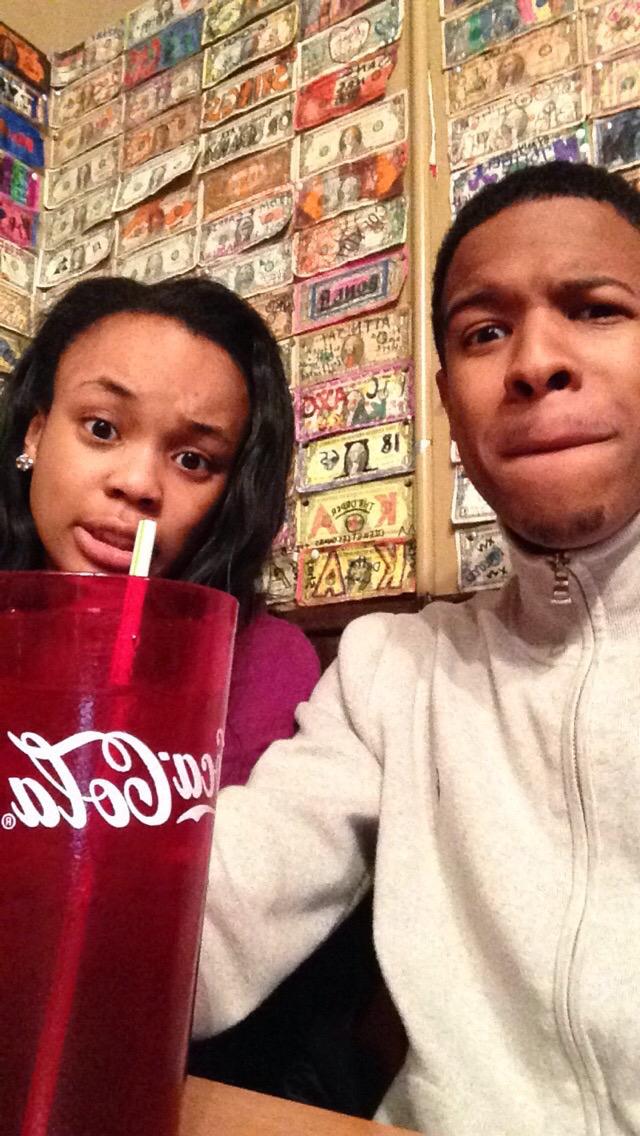 Anna and Brandon’s first date at Jefferson’s, circa 2013. Don’t they look excited!? lol