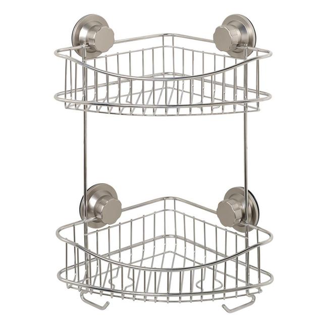 .ORG Stainless Steel 2-Tier Shower Caddy