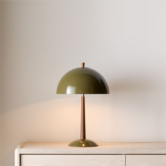 Clem Light Green Metal Table Lamp 19.68"