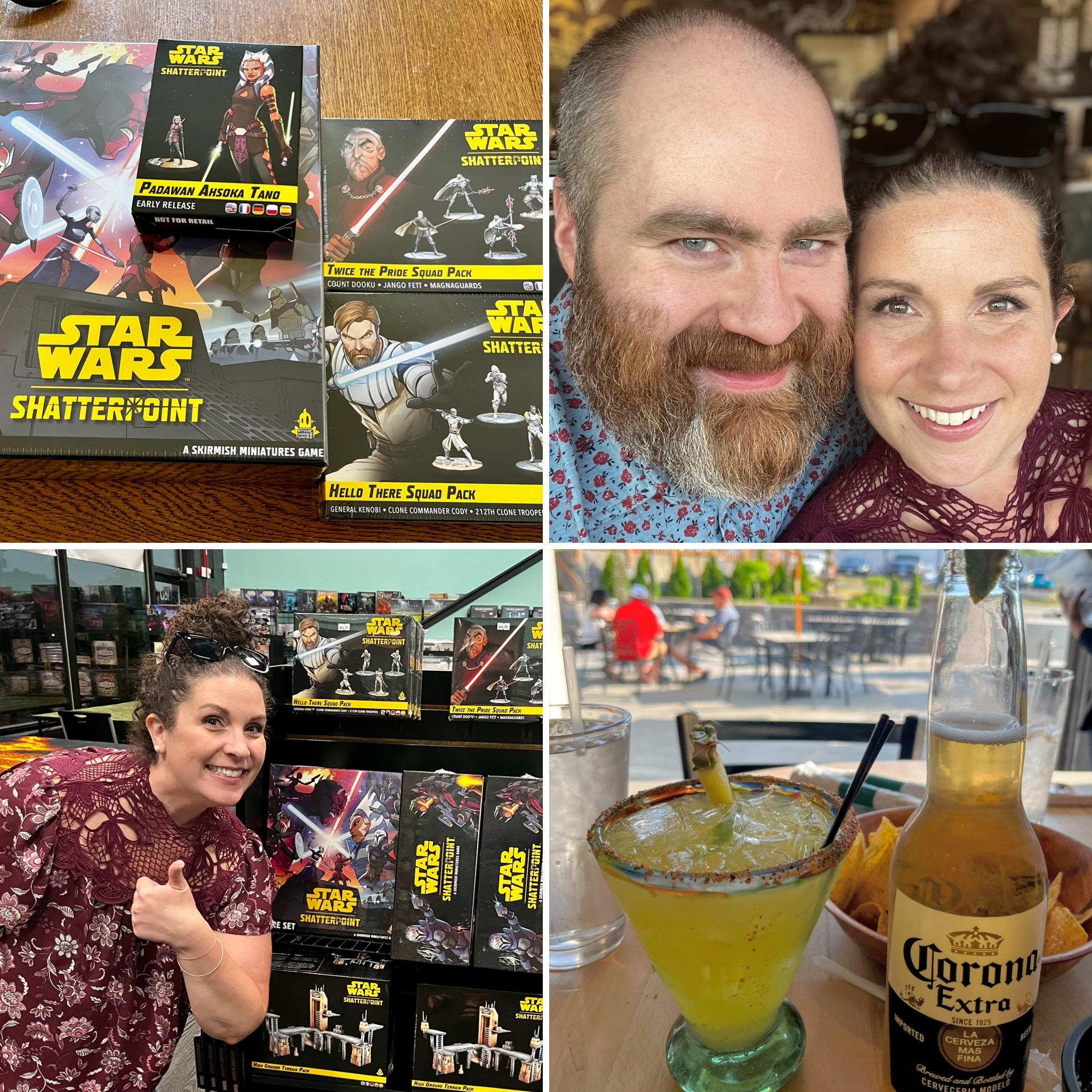 Date night and Star Wars Shatterpoint Launch day!