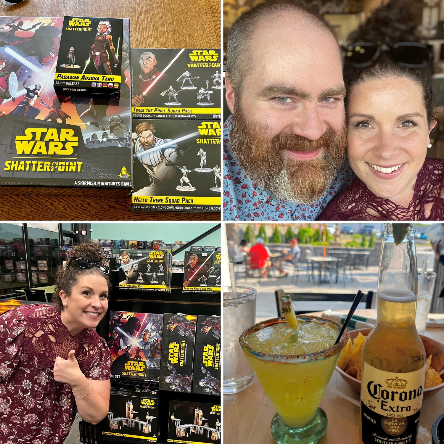 Date night and Star Wars Shatterpoint Launch day!
