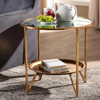 Tamsin Accent Table with Tray Shelf