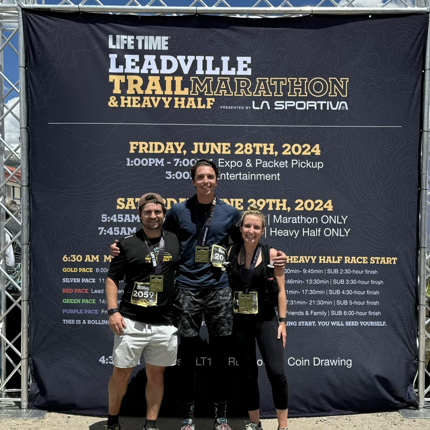 Leadville Heavy Half Marathon with Laurent - 15.5mi