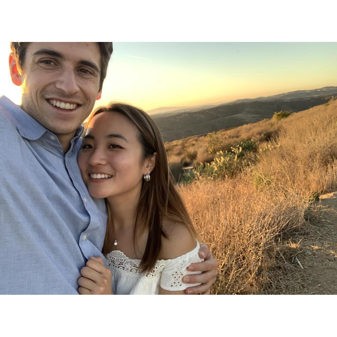 Our first date in-person!