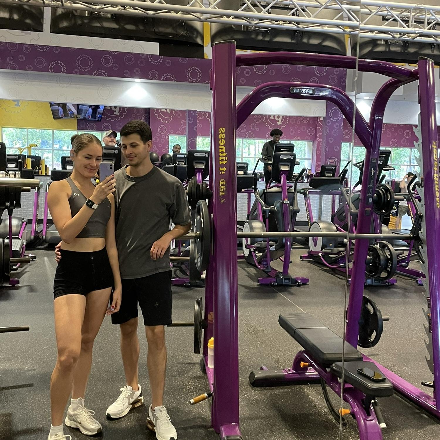 Richard and I met at our local Planet Fitness!