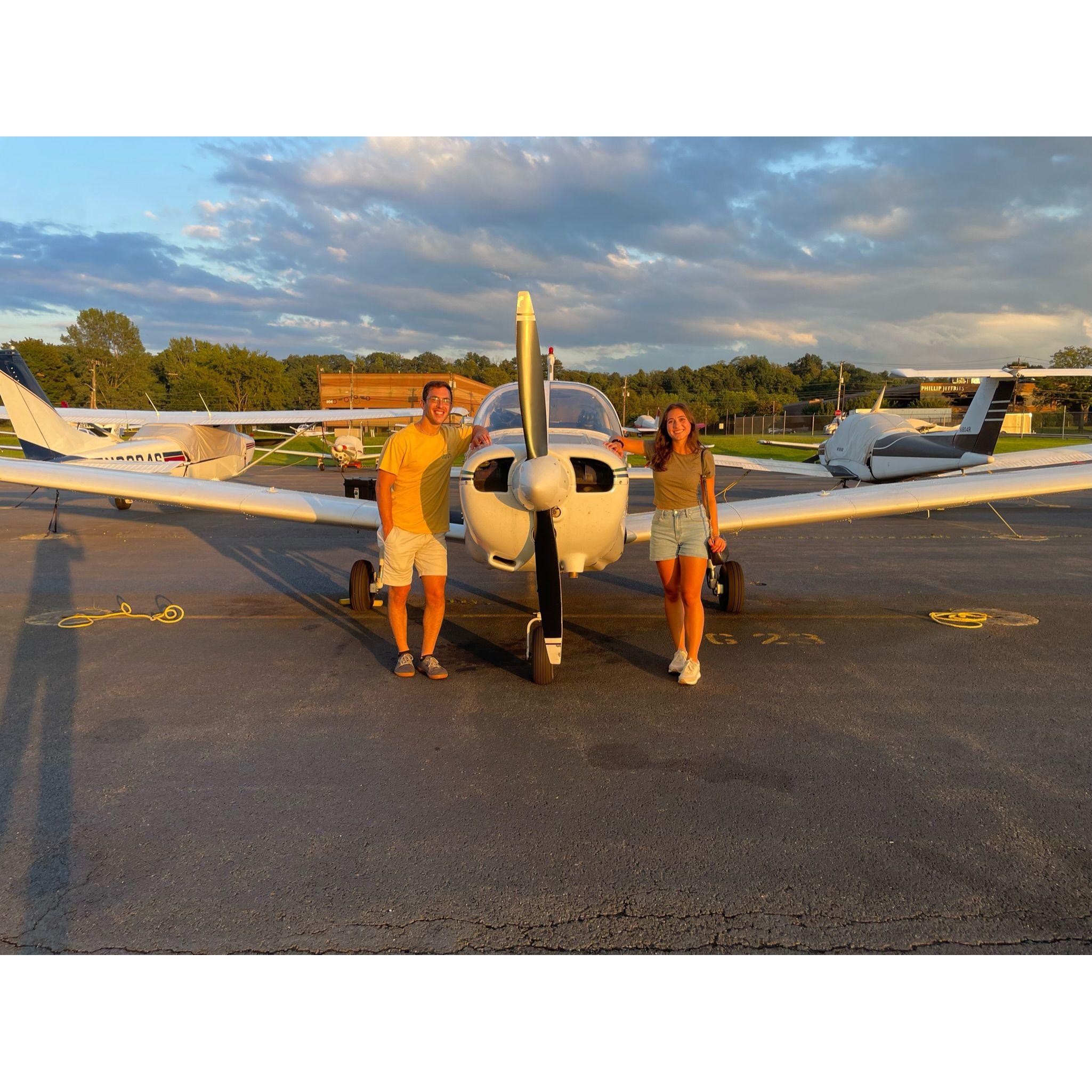 The day we flew a plane!