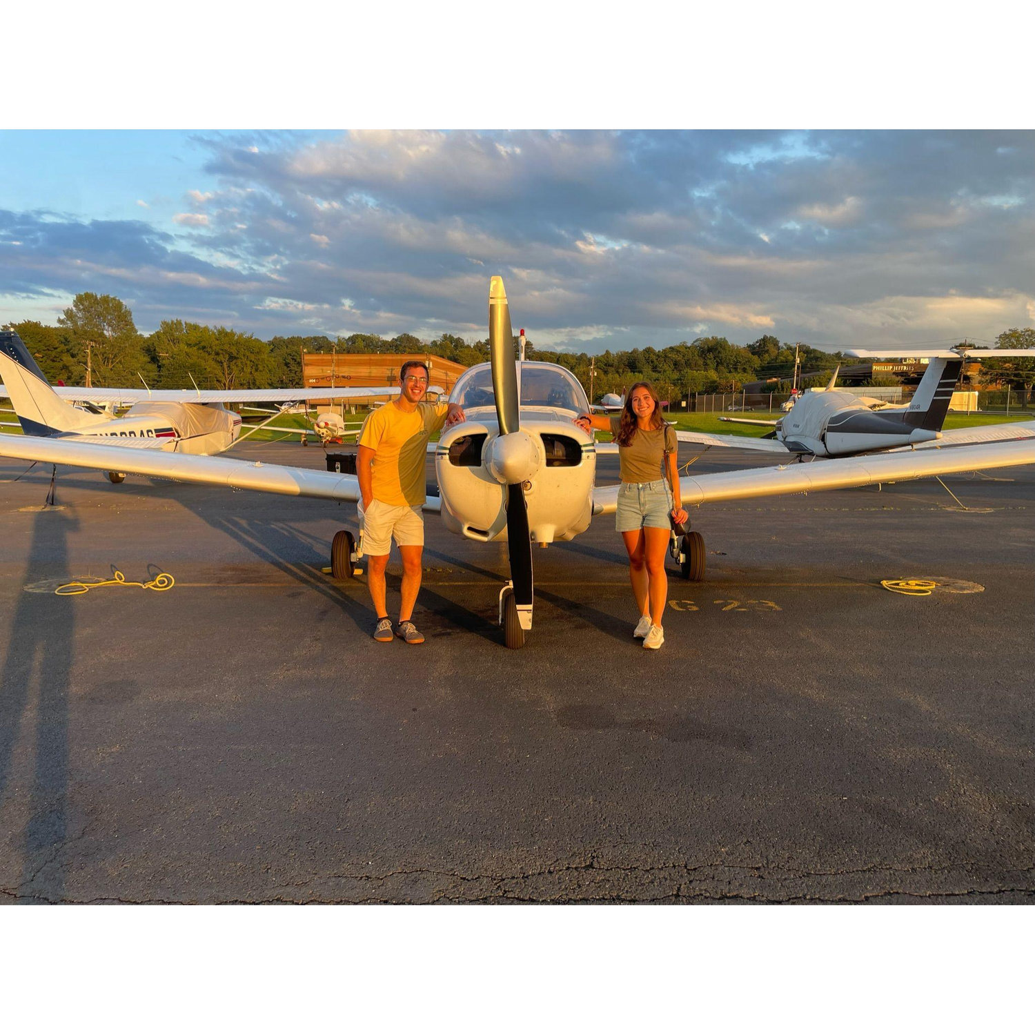 The day we flew a plane!