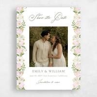 Pink Wedding Save the Date - Speranza Photo Foil