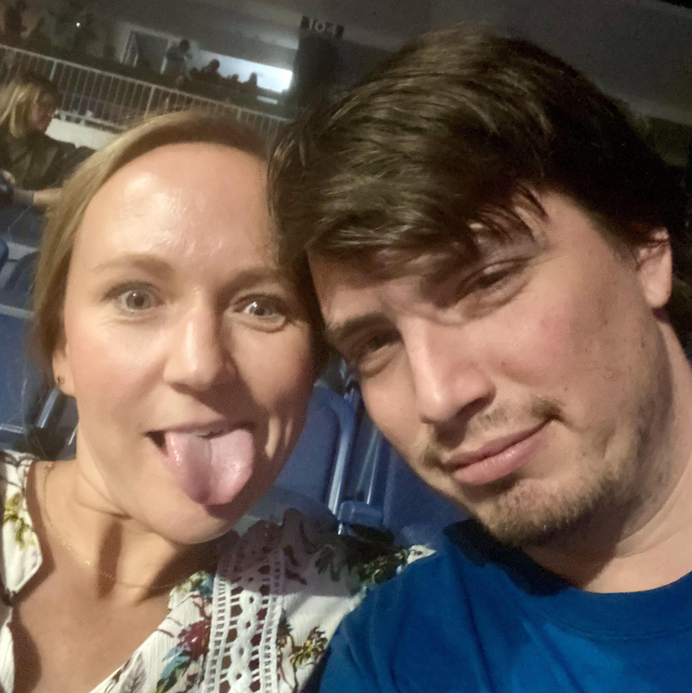 Being goofy at Jason Isbell & 400 Unit concert