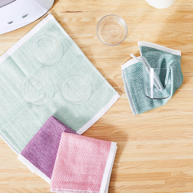 Poppy & Vine, Mixed Terry Dish Cloths, Set Of 4