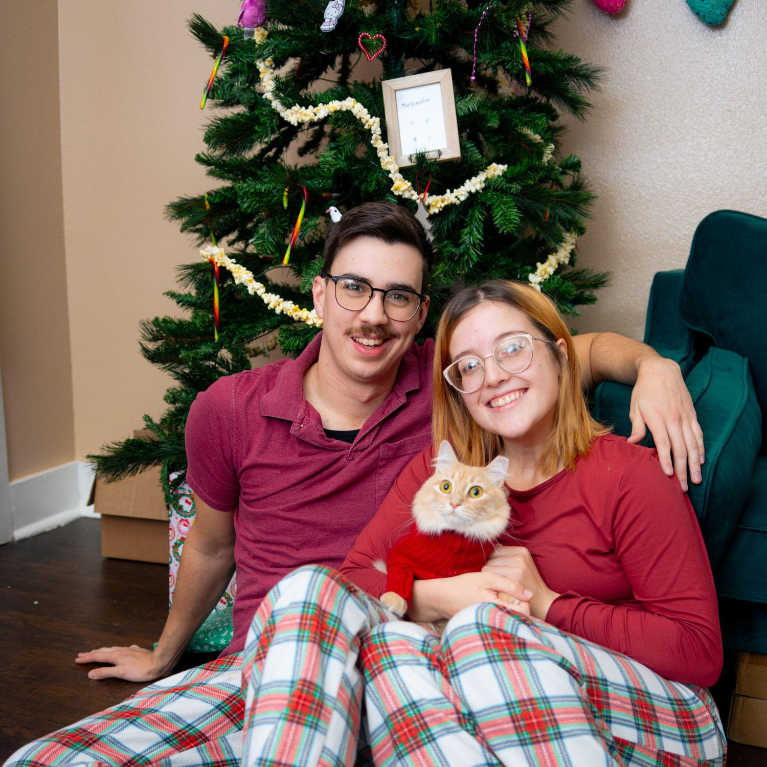 Our third Christmas together with our precious Ghostie!