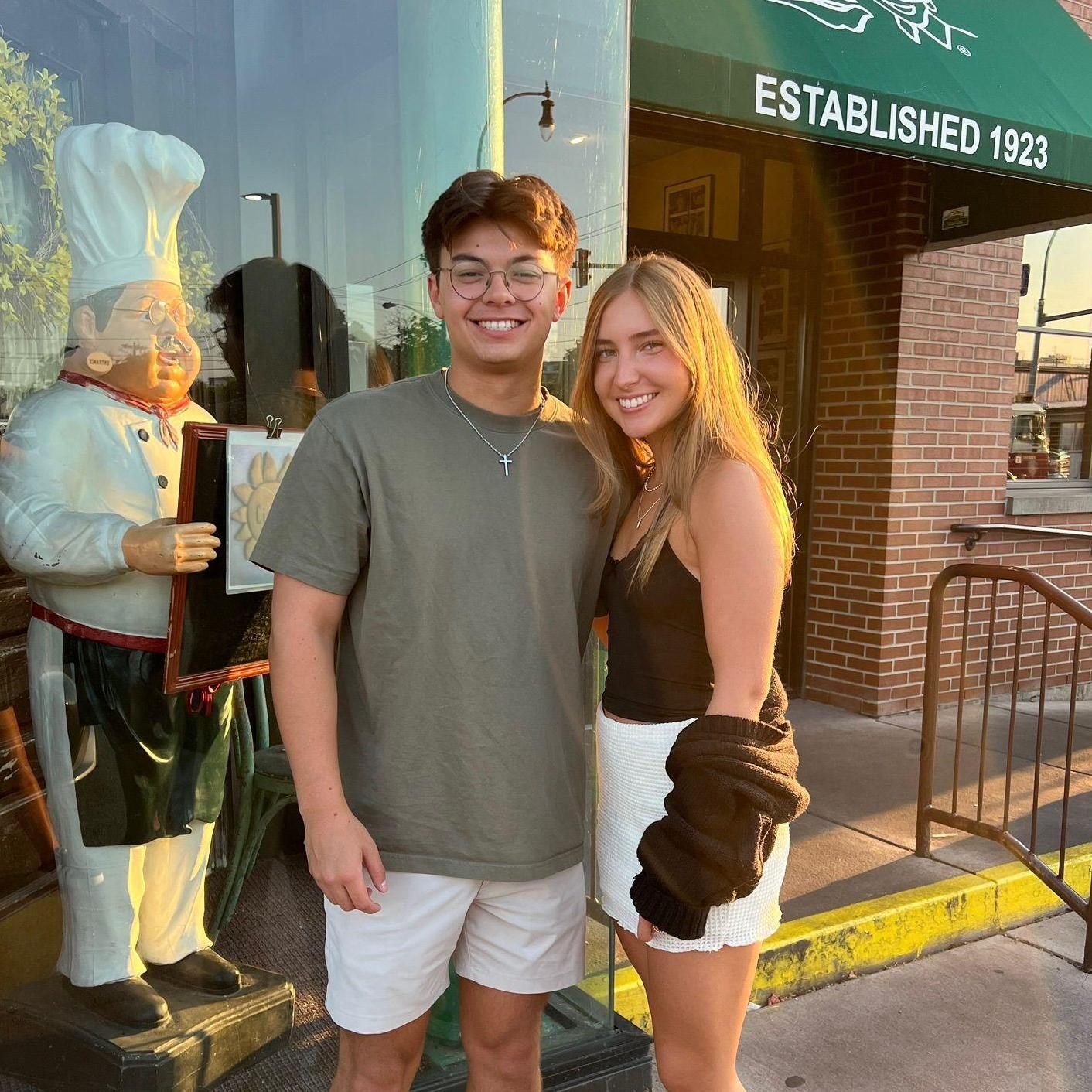 Ethan's birthday dinner at Chef's!