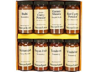 Penzeys -- Indian Curries 8 Jar Gift Pack