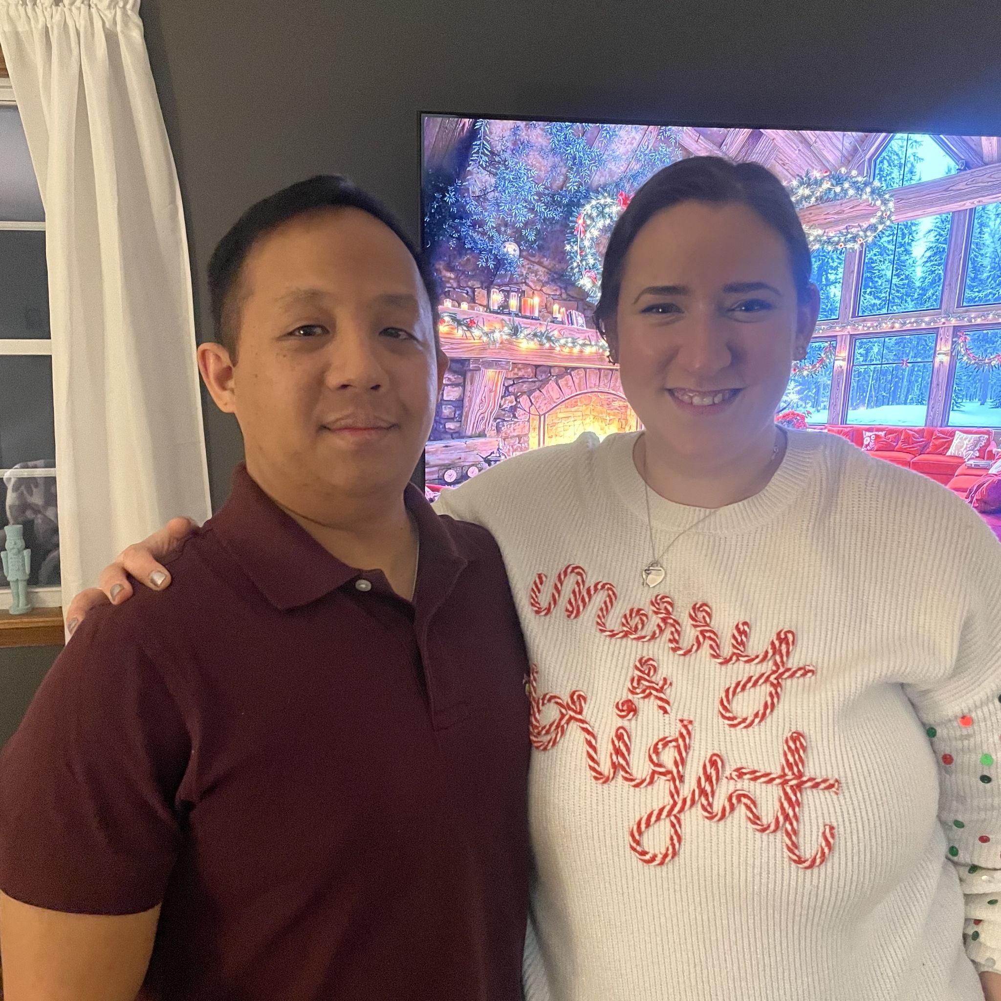 Our 1st Christmas together in our new home where we hosted our family and started our annual holiday party, December 2024