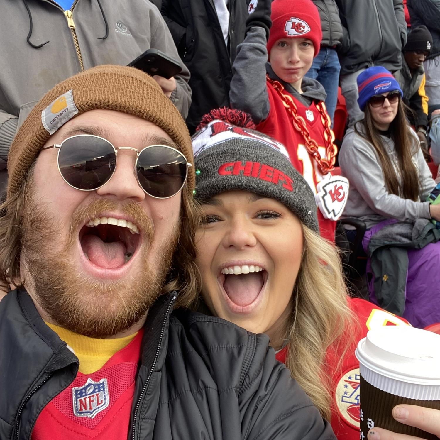 Our FIRST Chiefs game!!