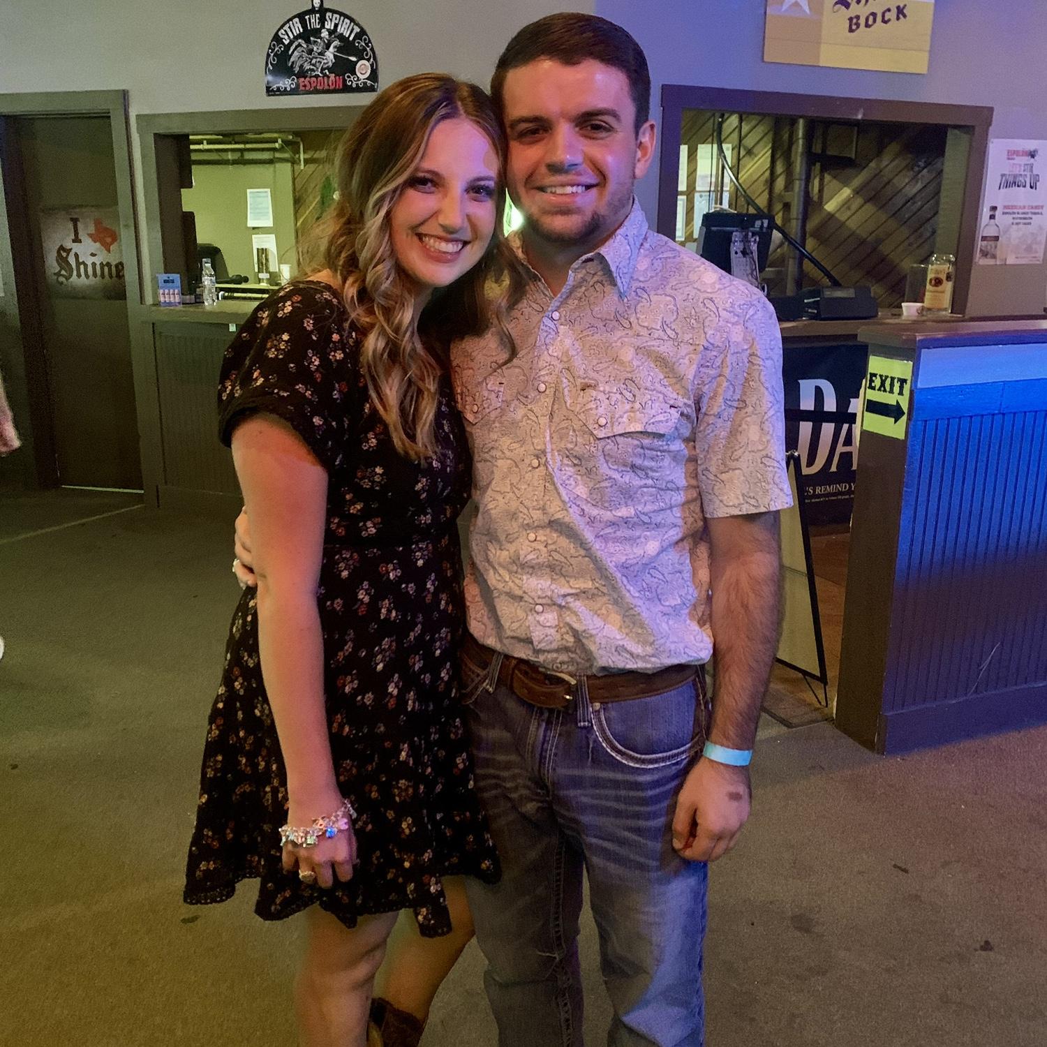 The first of many pictures that has happened in our relationship. This was taken on our second date together! Ask Hailey's mom how she felt about Hailey getting home at 2am after that date!