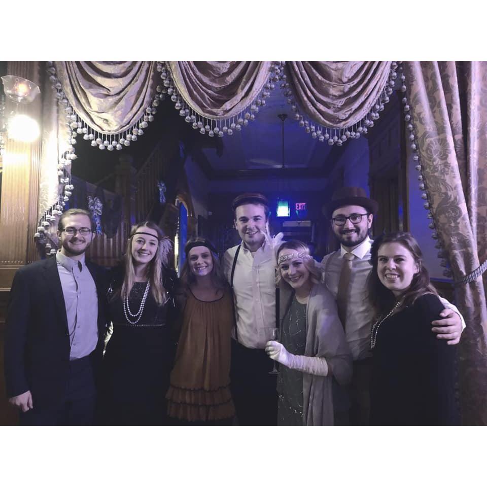 We have done eight murder mystery parties together!