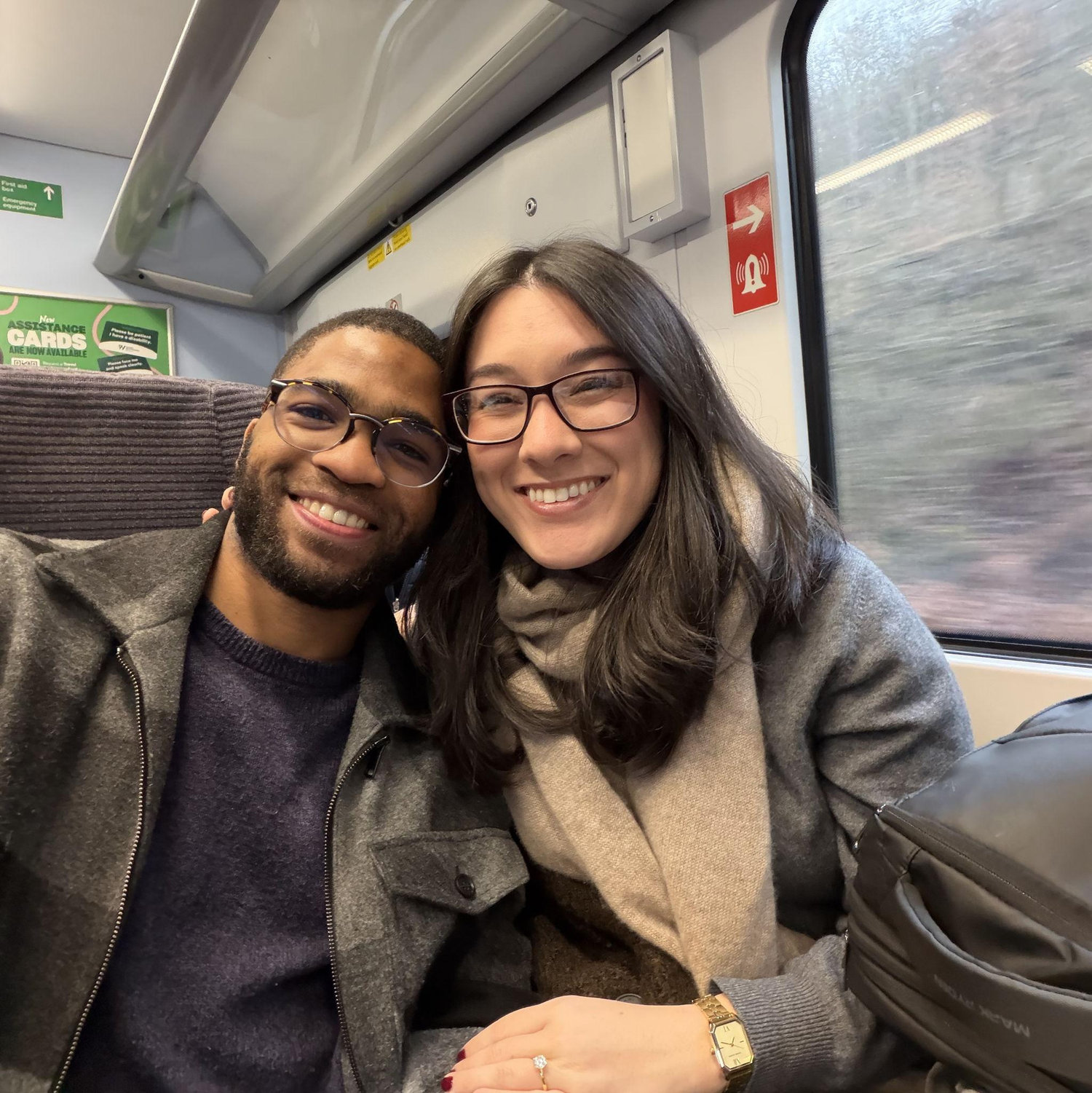Train ride to London