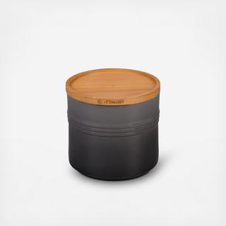 Medium Canister with Wood Lid