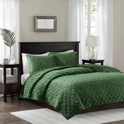 Mercer Polyester Velvet Quilted Quilt Set
