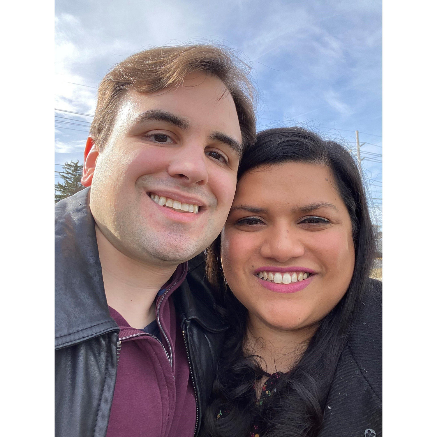 Our first "Let's take a selfie"