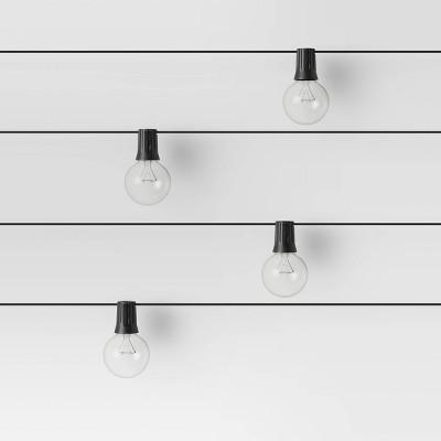 20ct Incandescent Outdoor String Lights G40 Clear Bulbs - Room Essentials™