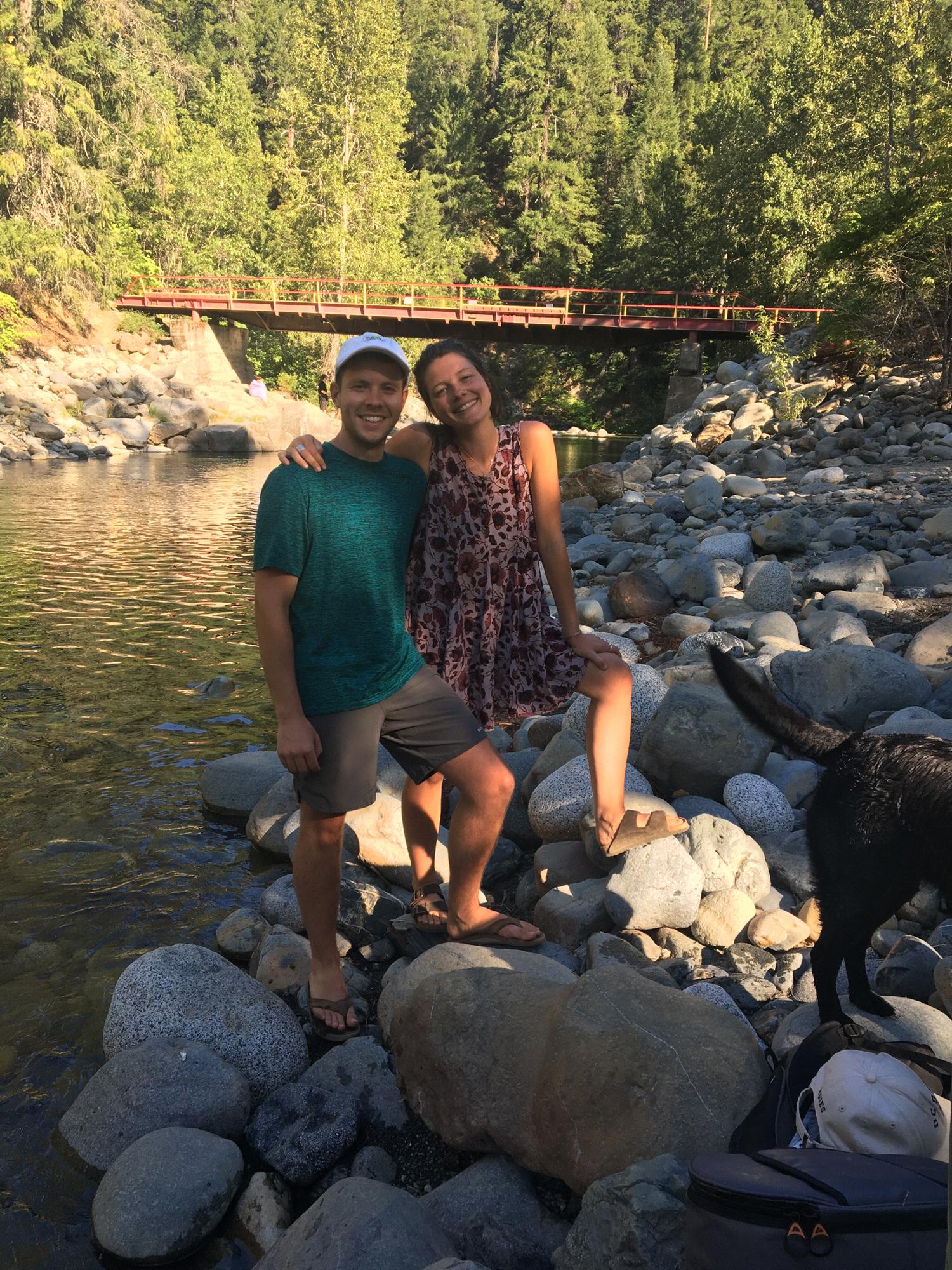 Claire and Taylors much needed vacation shortly before their big Nevada move! Trinity beach, 2018