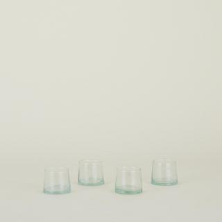 Recycled Shot Glass, Set of 4