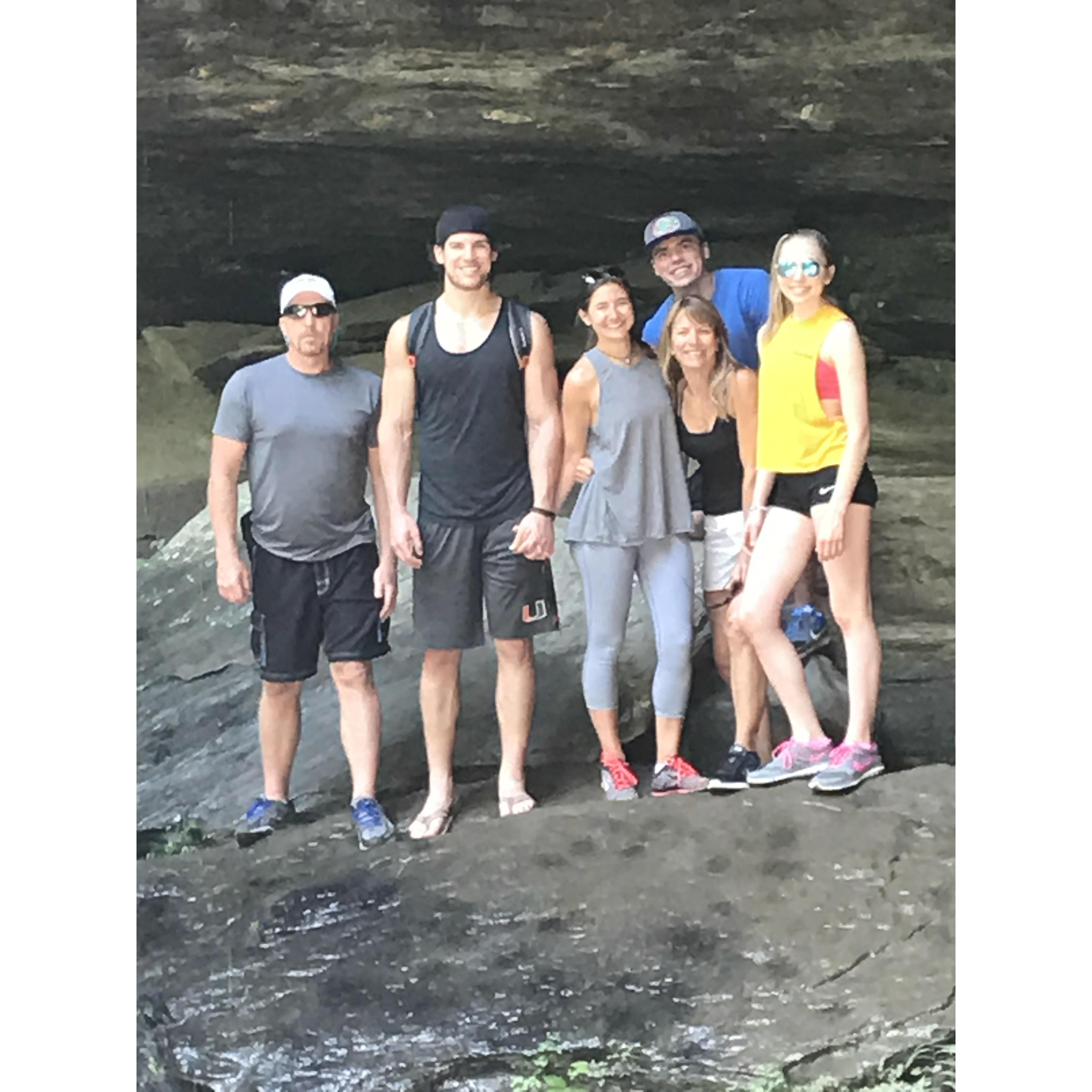 Little hike to a waterfall in the Carolina's.
