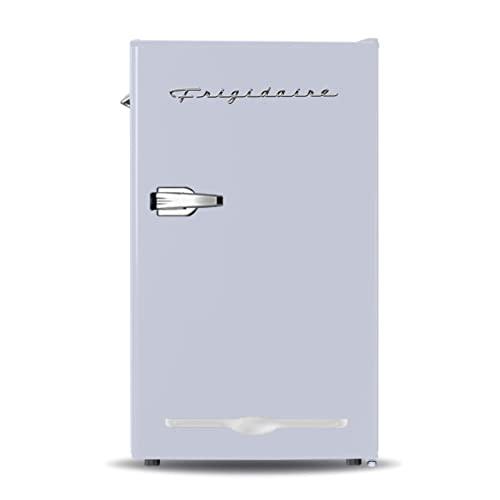 Frigidaire EFR376-MOONBM Retro Bar Fridge Refrigerator with Side Bottle Opener, 3.2 cu. Ft, Moonbeam