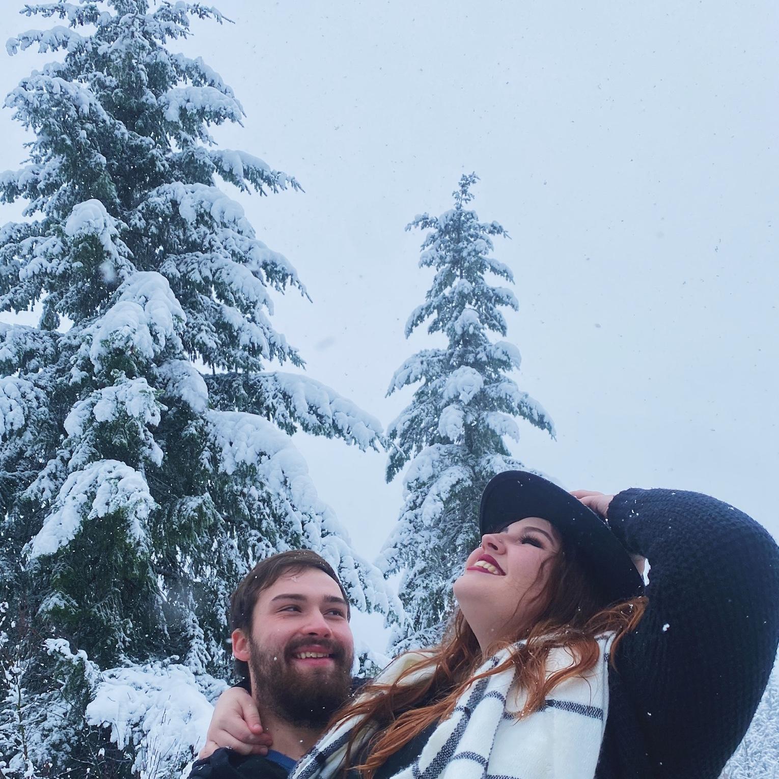 Our first Christmas photos together