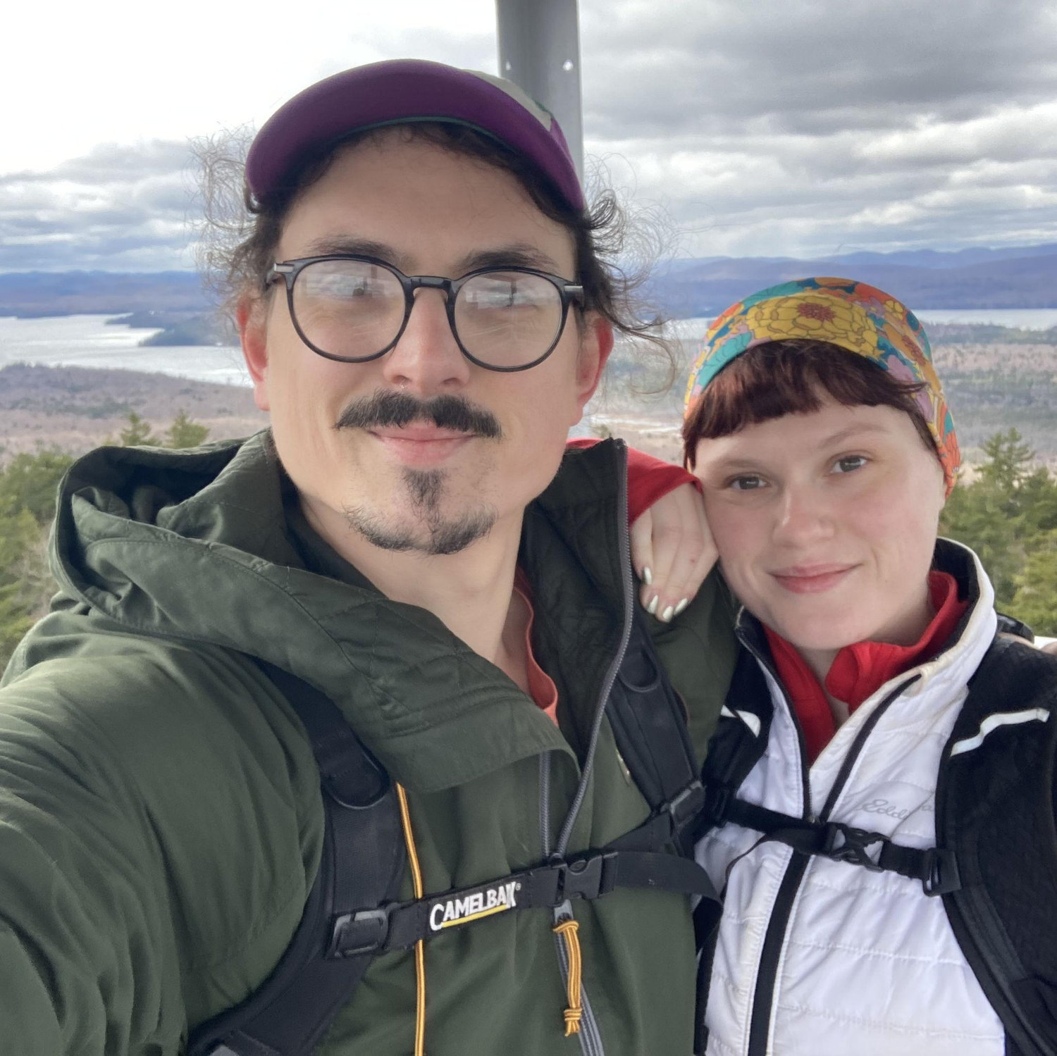 Hiking Buck Mountain in Long Lake. Part of the Fire tower Challenge.