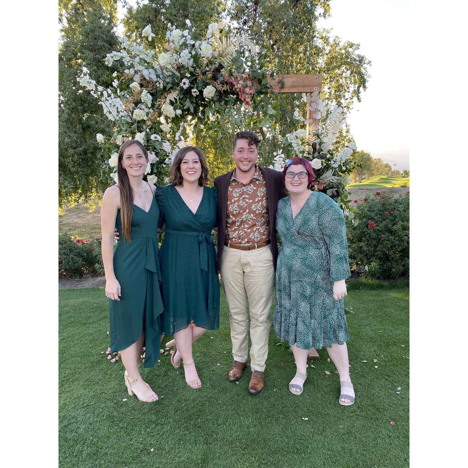 With Lucy's sisters, Lotte and Jacki, in Palm Springs, CA. November 2021