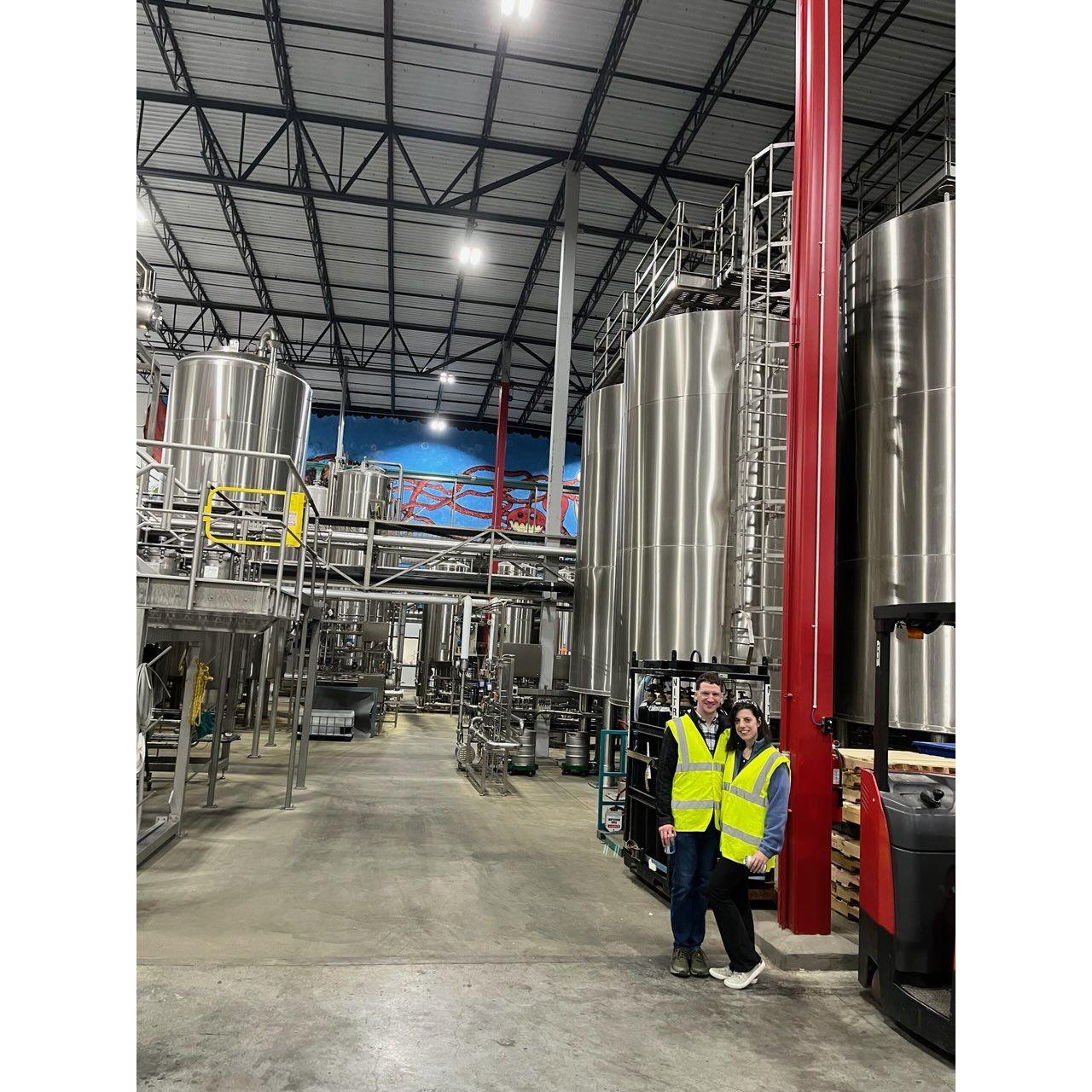 BrewDog tour for Karl's birthday - November 2022
