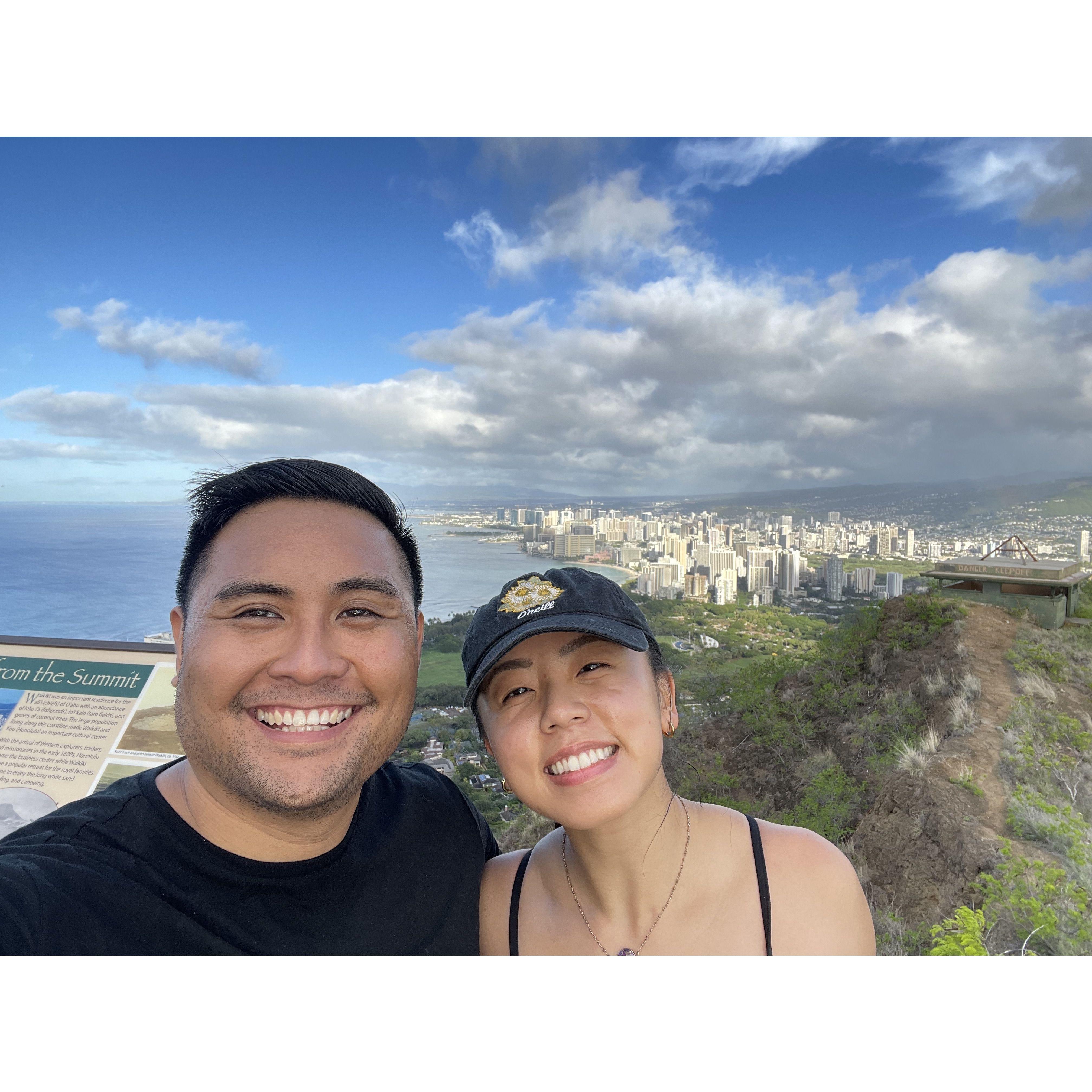 kat's first time in hawaii. we went to visit gladys (michael's sister) and albert (gladys' husband)