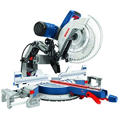 Bosch Power Tools GCM12SD - 15 Amp 12 in. Corded Dual-Bevel Sliding Glide Miter Saw with 60 Tooth Saw Blade