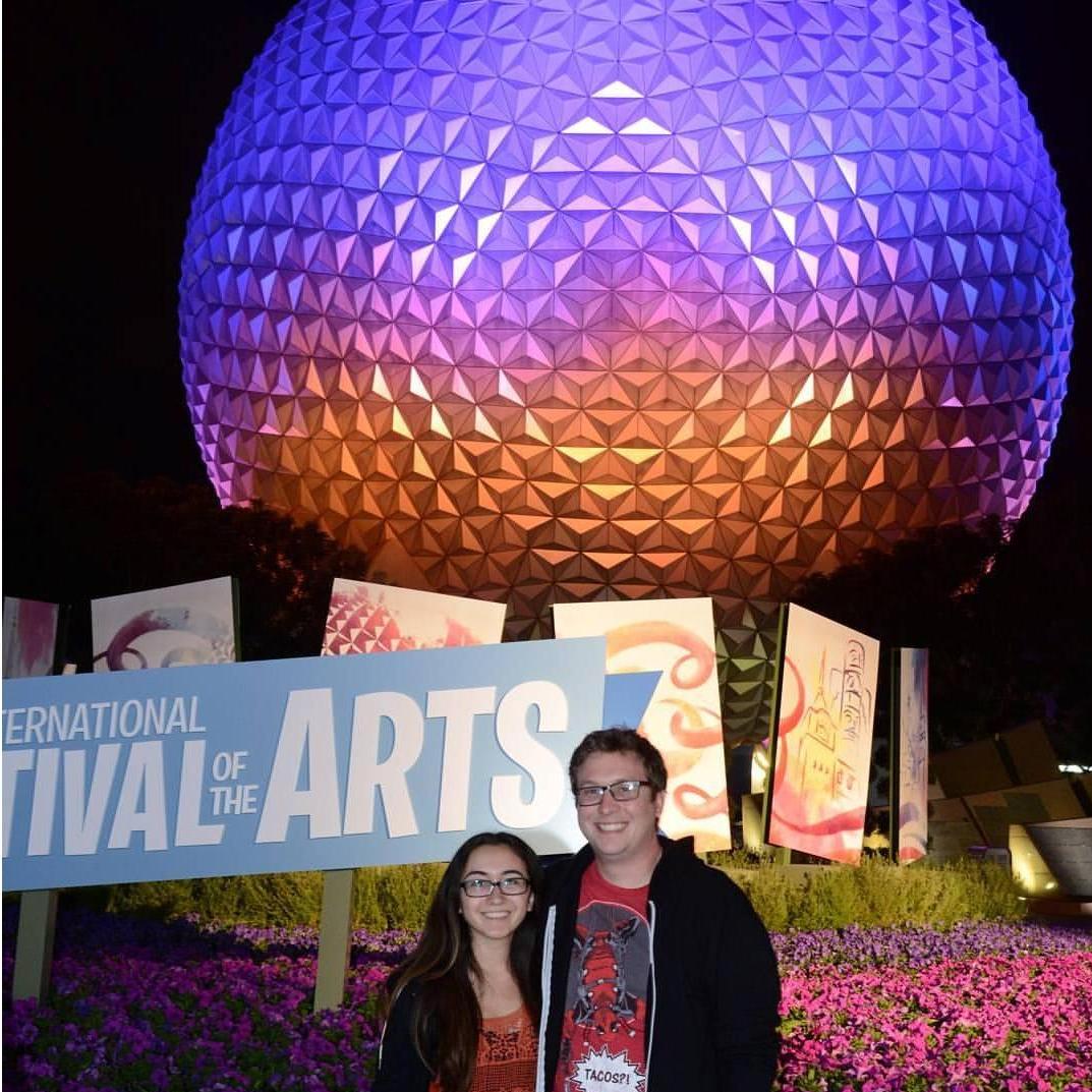 Our very first vacation in 2017. We went to Disney World that January and fell in love with Epcot.