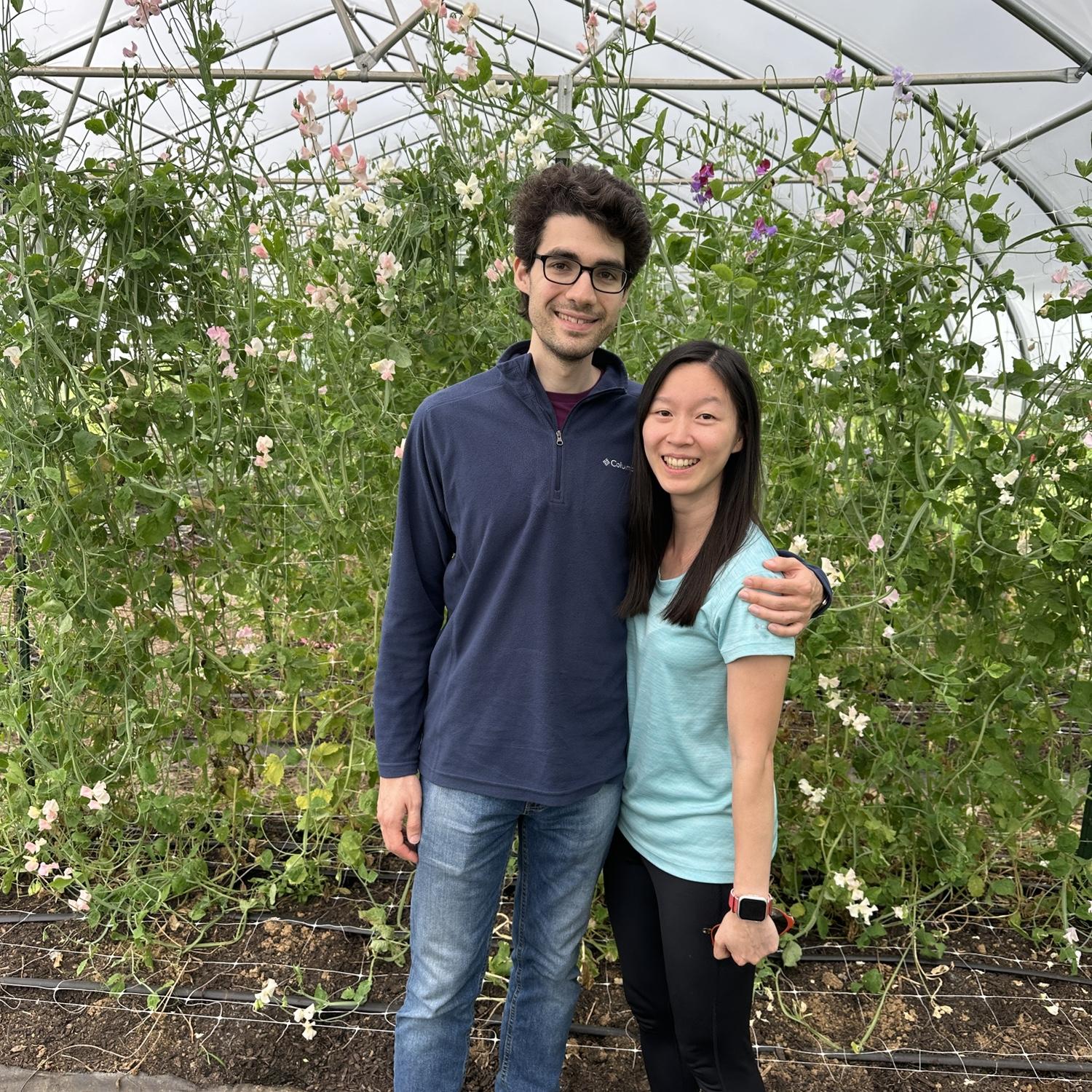 We love our wedding florist! We got a tour of their farms and got to meet their four loving dogs