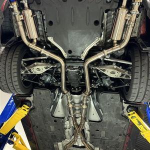 RR Racing Variable Bazooka Variable Cat-Back Exhaust System for Lexus IS500