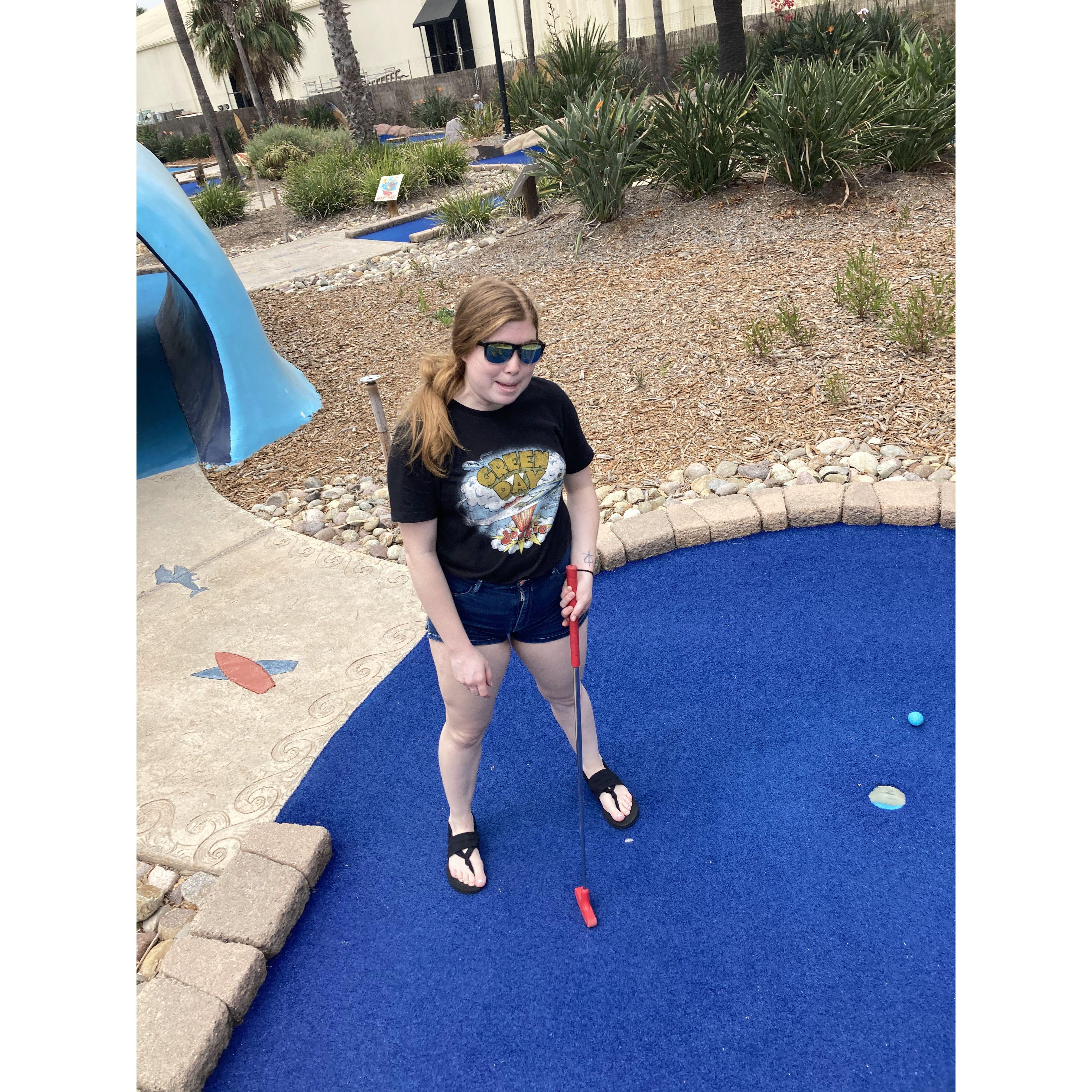 Mini Golf in Del Mar!