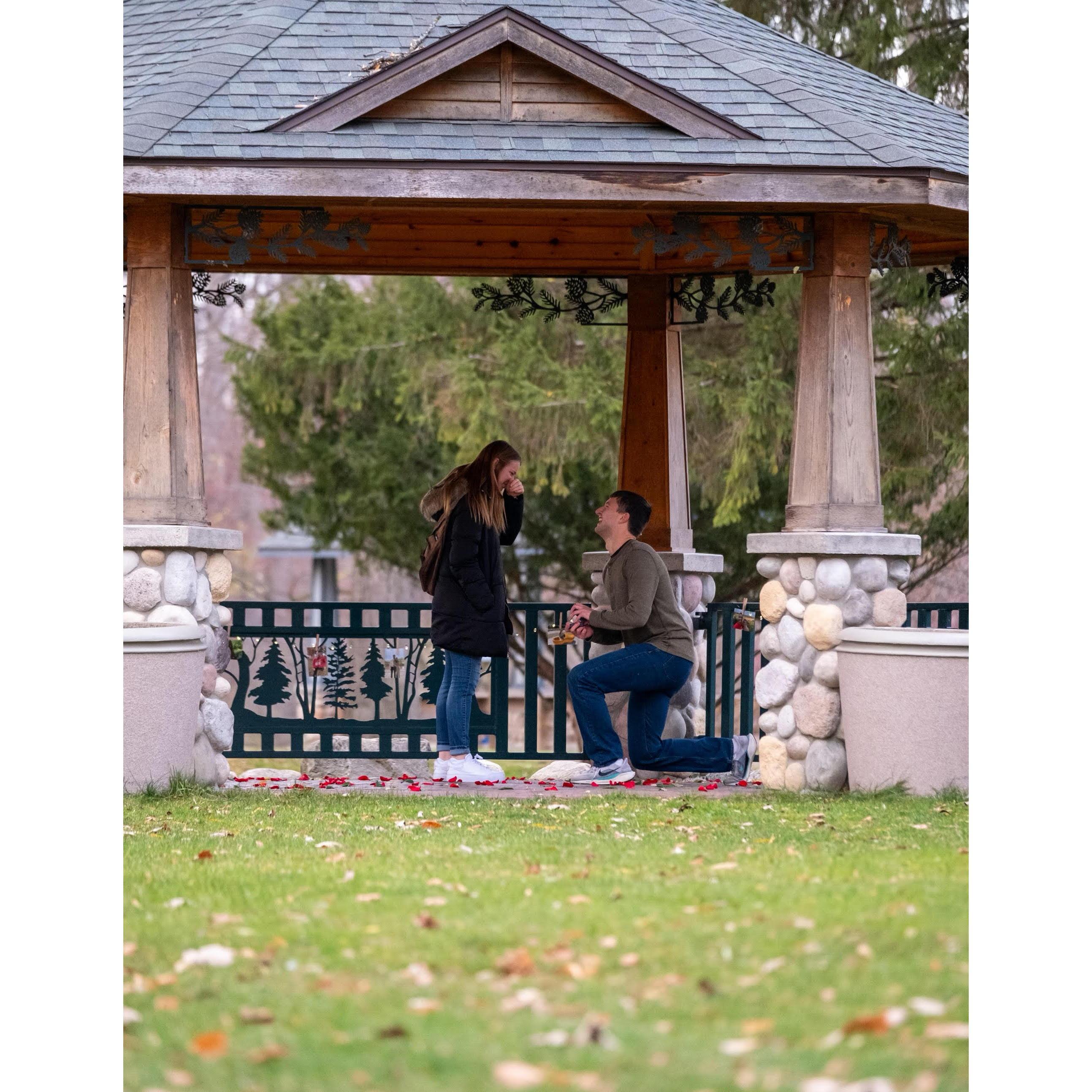 11/27/2025: The day we got engaged!