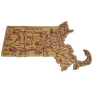 Totally Bamboo Destination Massachusetts Cutting/Serving Board