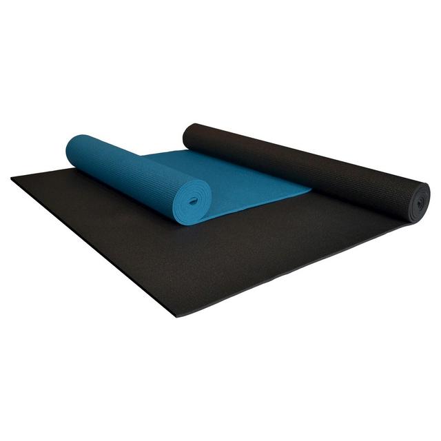 Yoga Direct Extra Long / Extra Wide Deluxe Yoga Mat - Black (6mm)