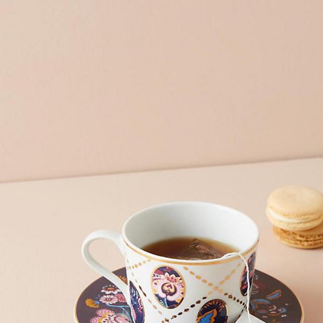 Liberty for Anthropologie Mabelle Floral Cup & Saucer