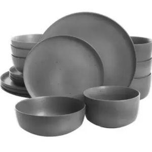 Artisanal Kitchen Supply® Soto 16-Piece Dinnerware Set in Ash