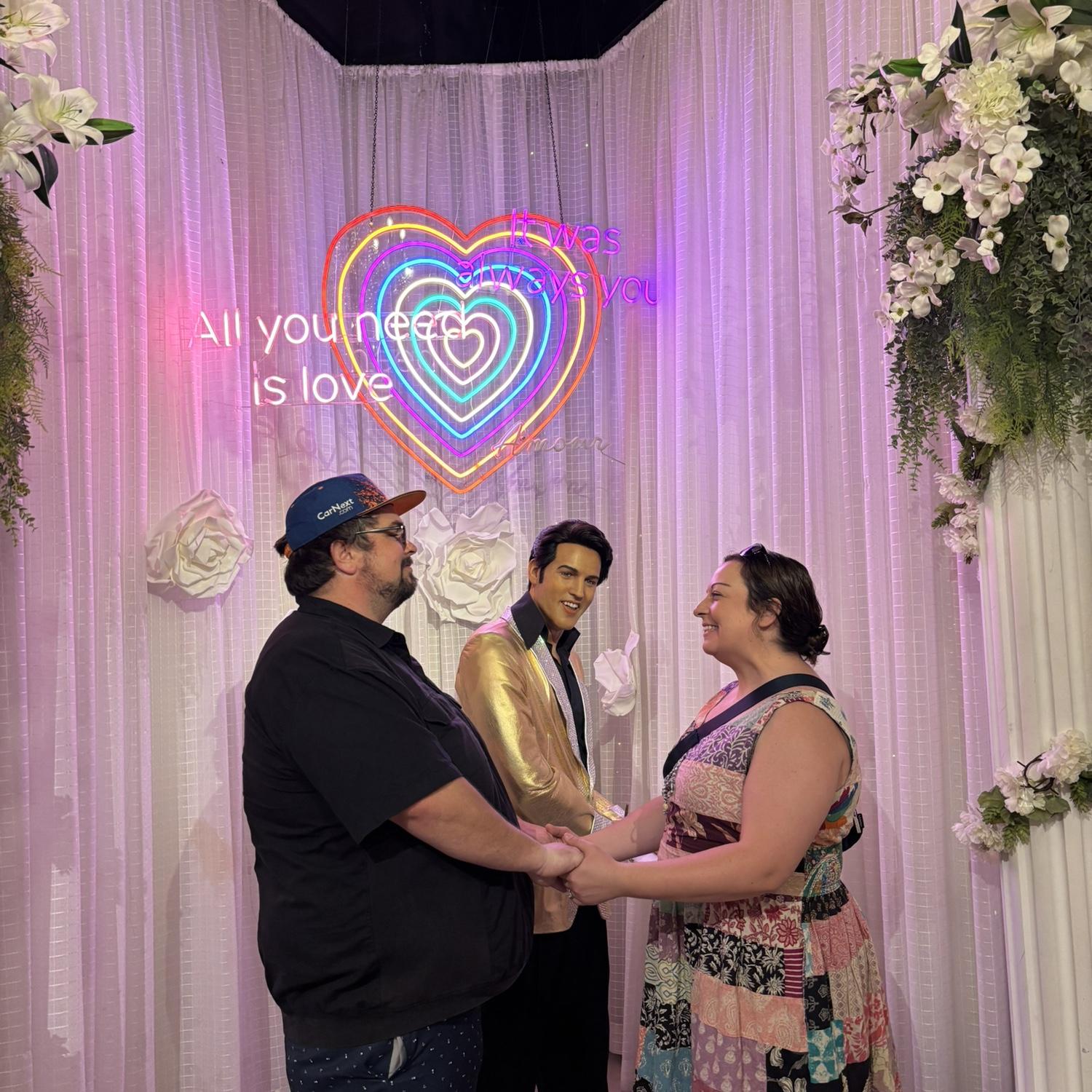 The closest we got to eloping in Vegas