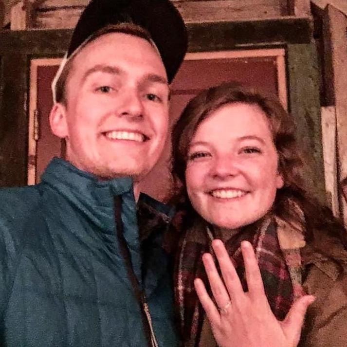The night we got engaged! May 2019