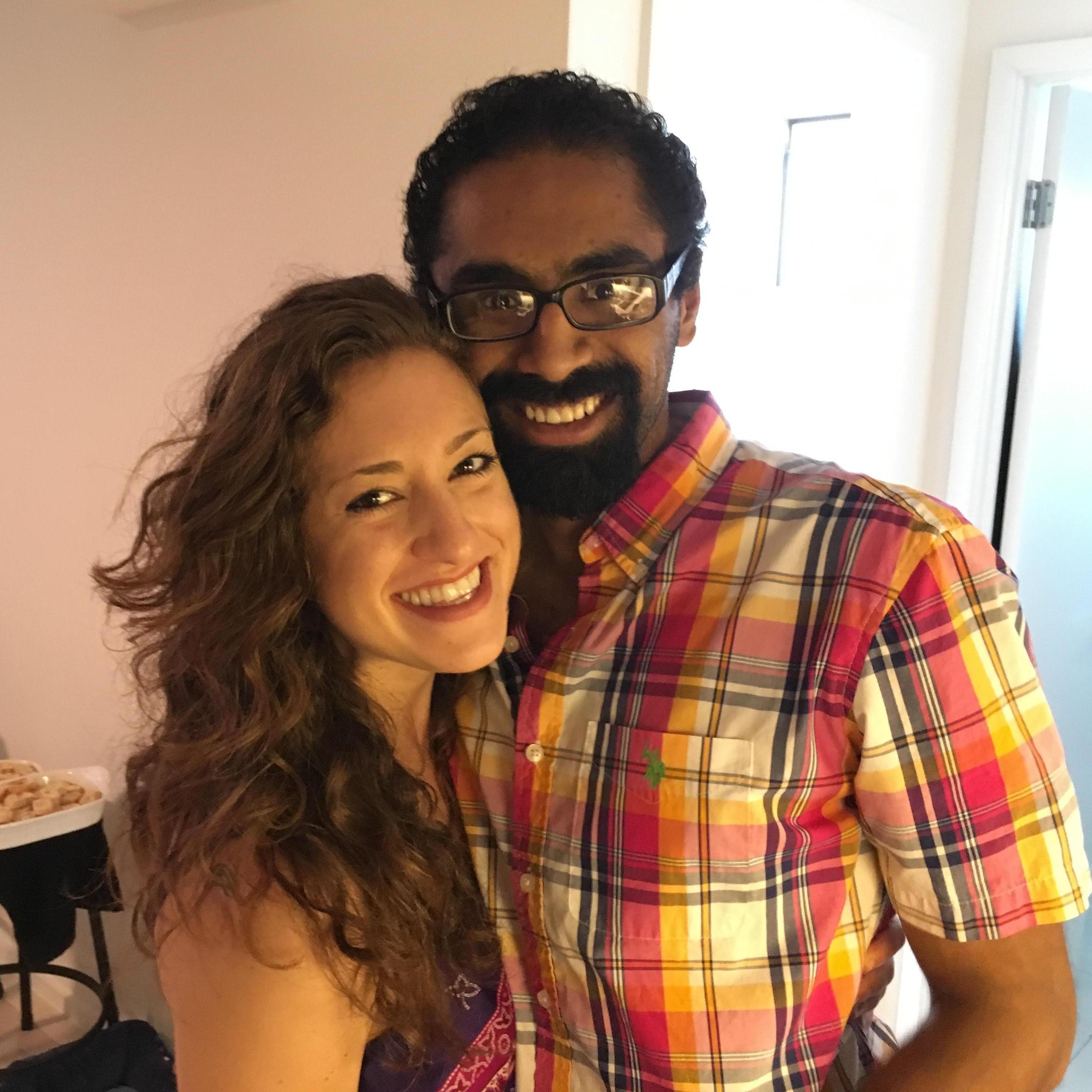 Our housewarming party when we moved into our first apartment together in NYC in 2018