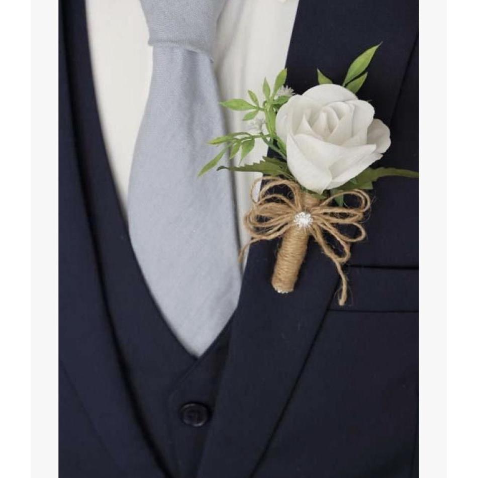 Shoulder Boutonniere for Groom, Groomsmen, Ushers, Fathers, and Other Important Relatives