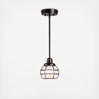 Caged 1 Light Mini Pendant